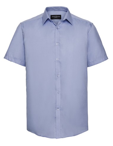 R-R-963M-0-Mens Short Sleeve Herringbone Shirt